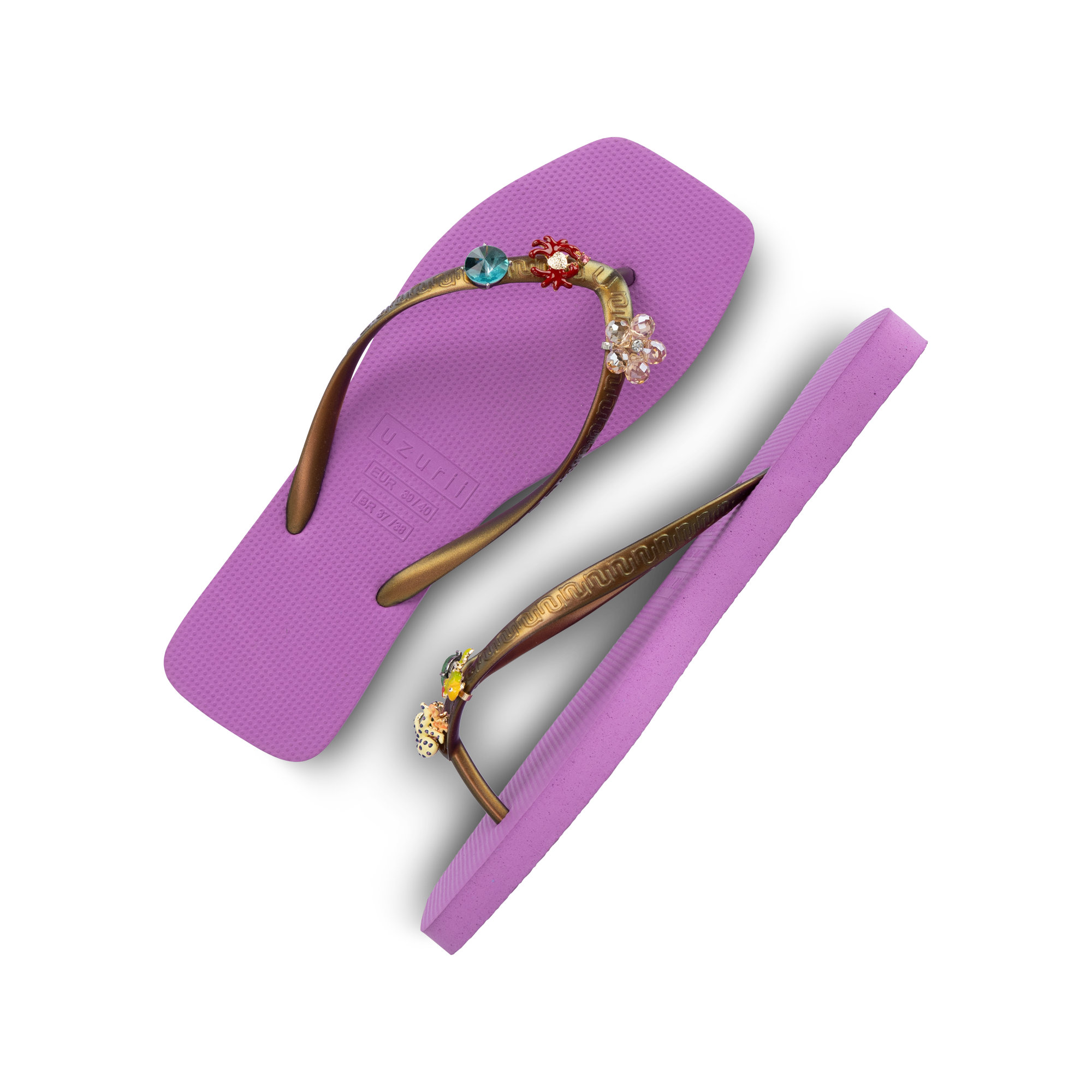 uzurii Flore Square Grande slipper - Uzurii
