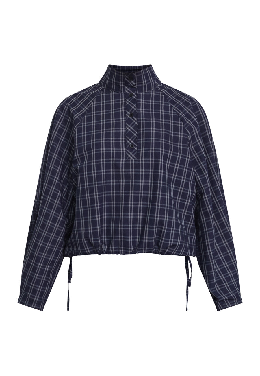 sis point Edwin shirt - Navy Check - Sisters point