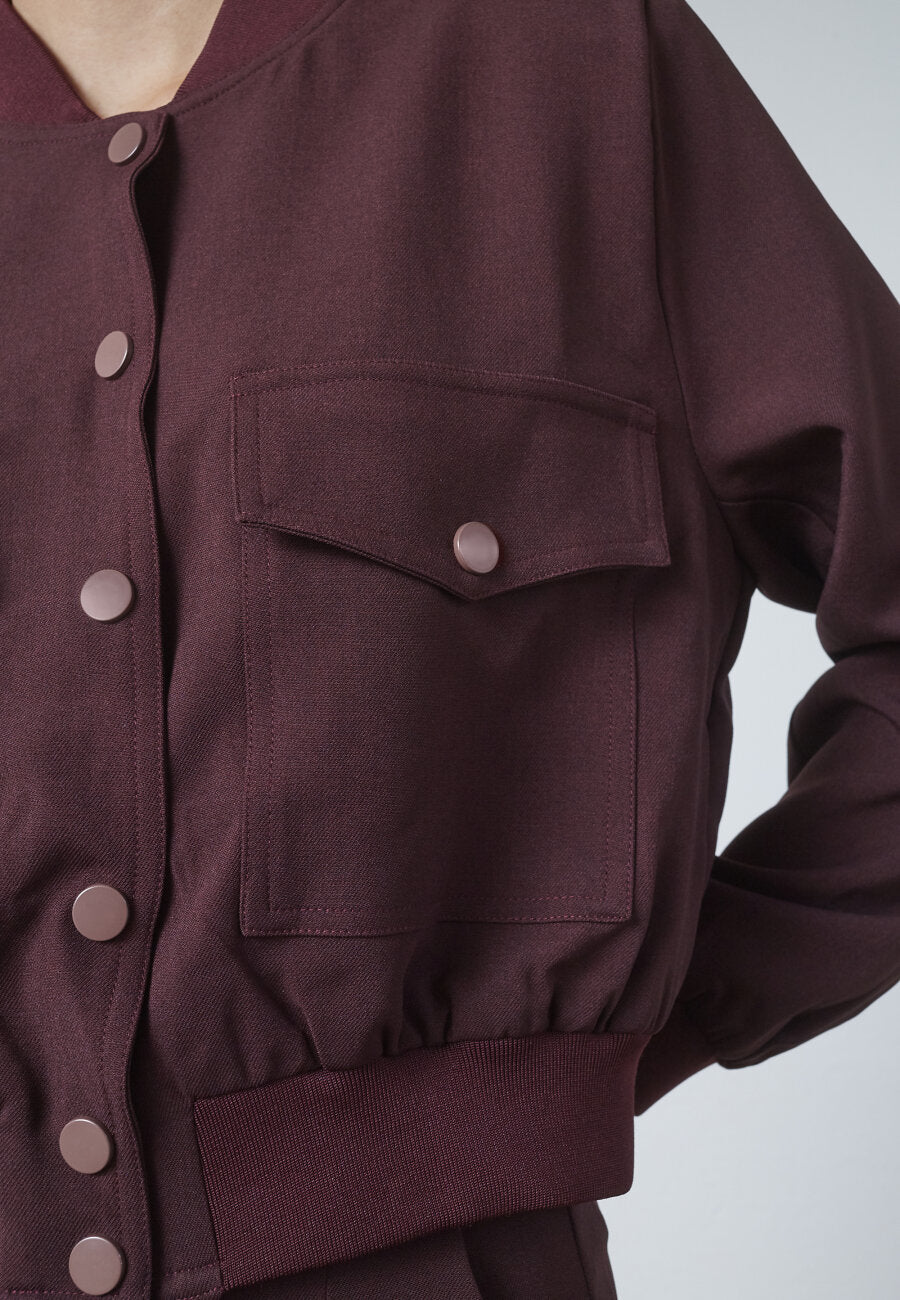 sis point Garwin Jacket deep Bordeaux - Sisters Point