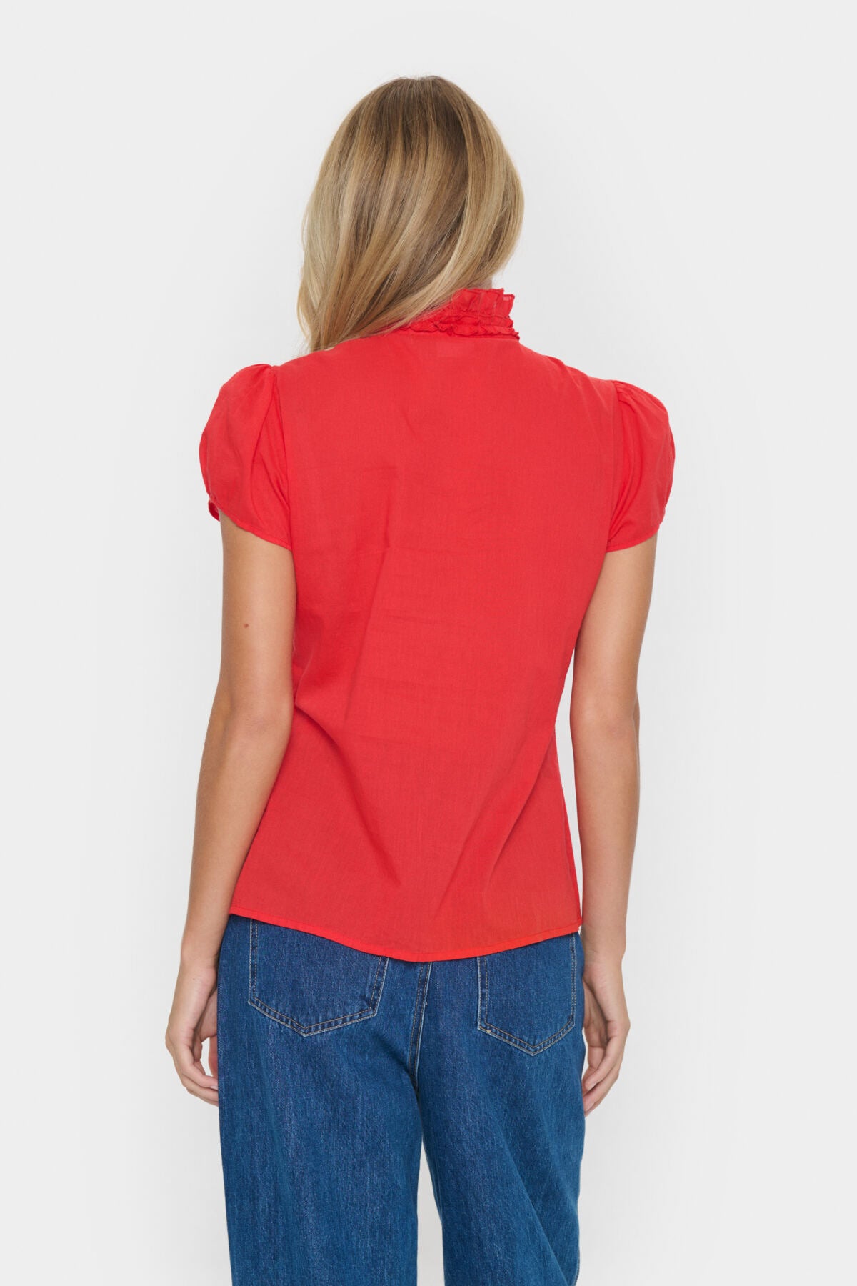 Saint Tropez Saint Tropez Tilli Blouse Rood