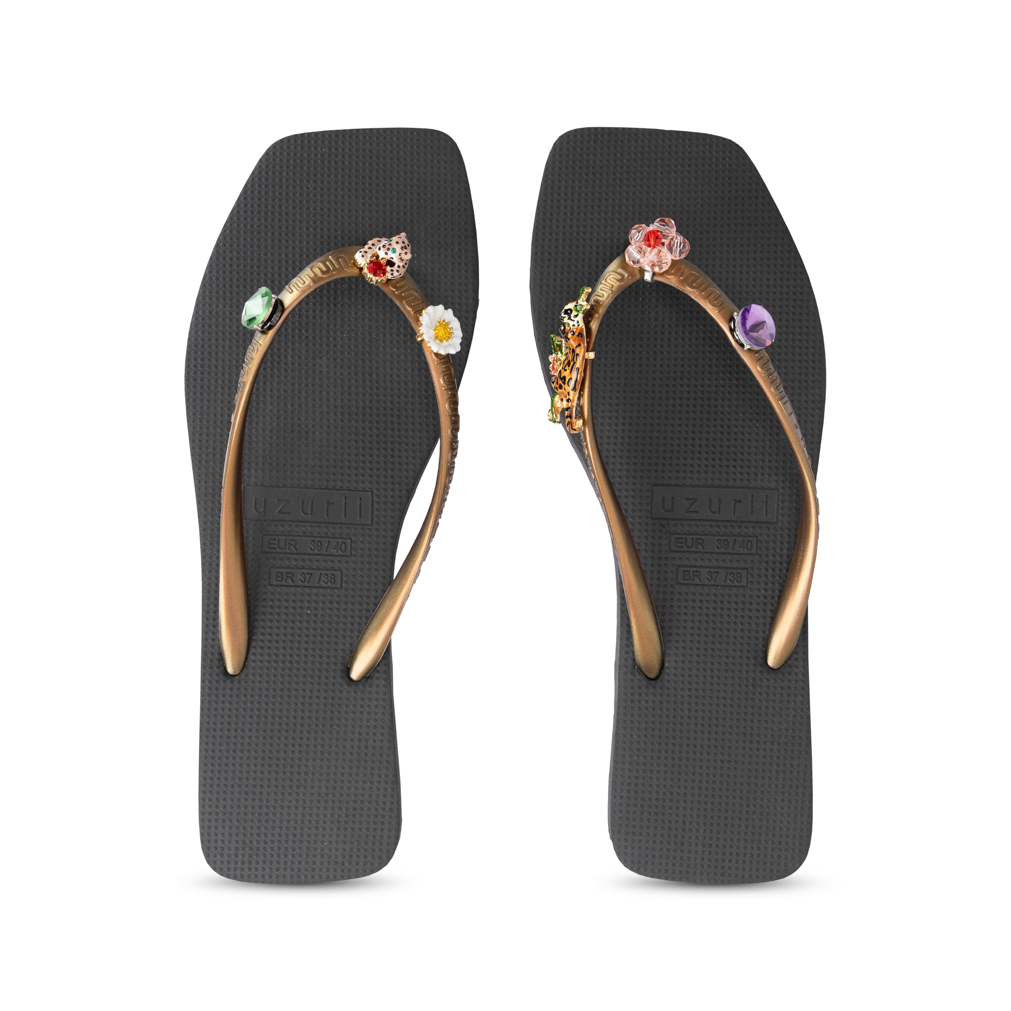 uzurii Flore square grande slipper - Uzurii