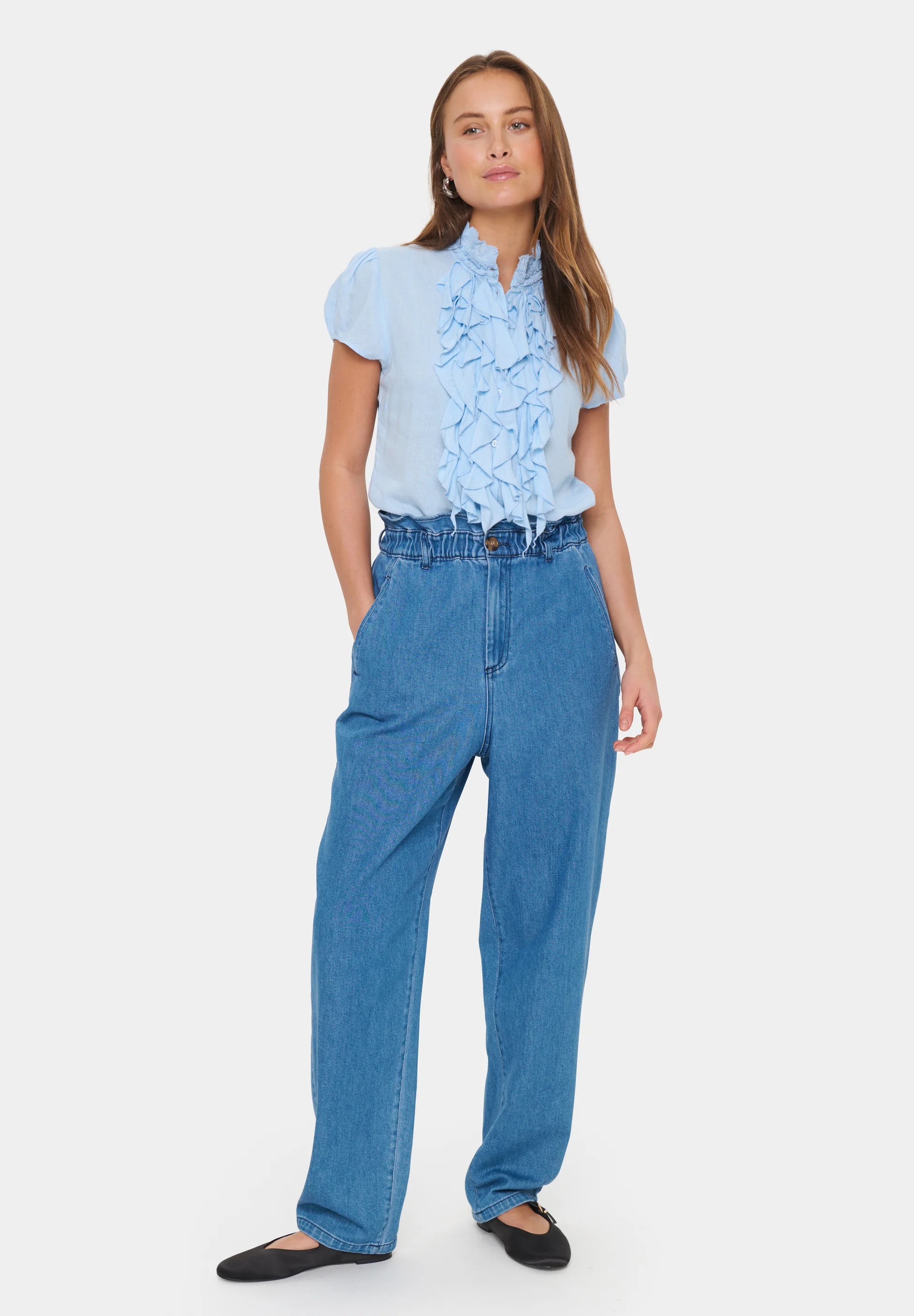 Saint Tropez Tilli blouse Blauw - Saint Tropez