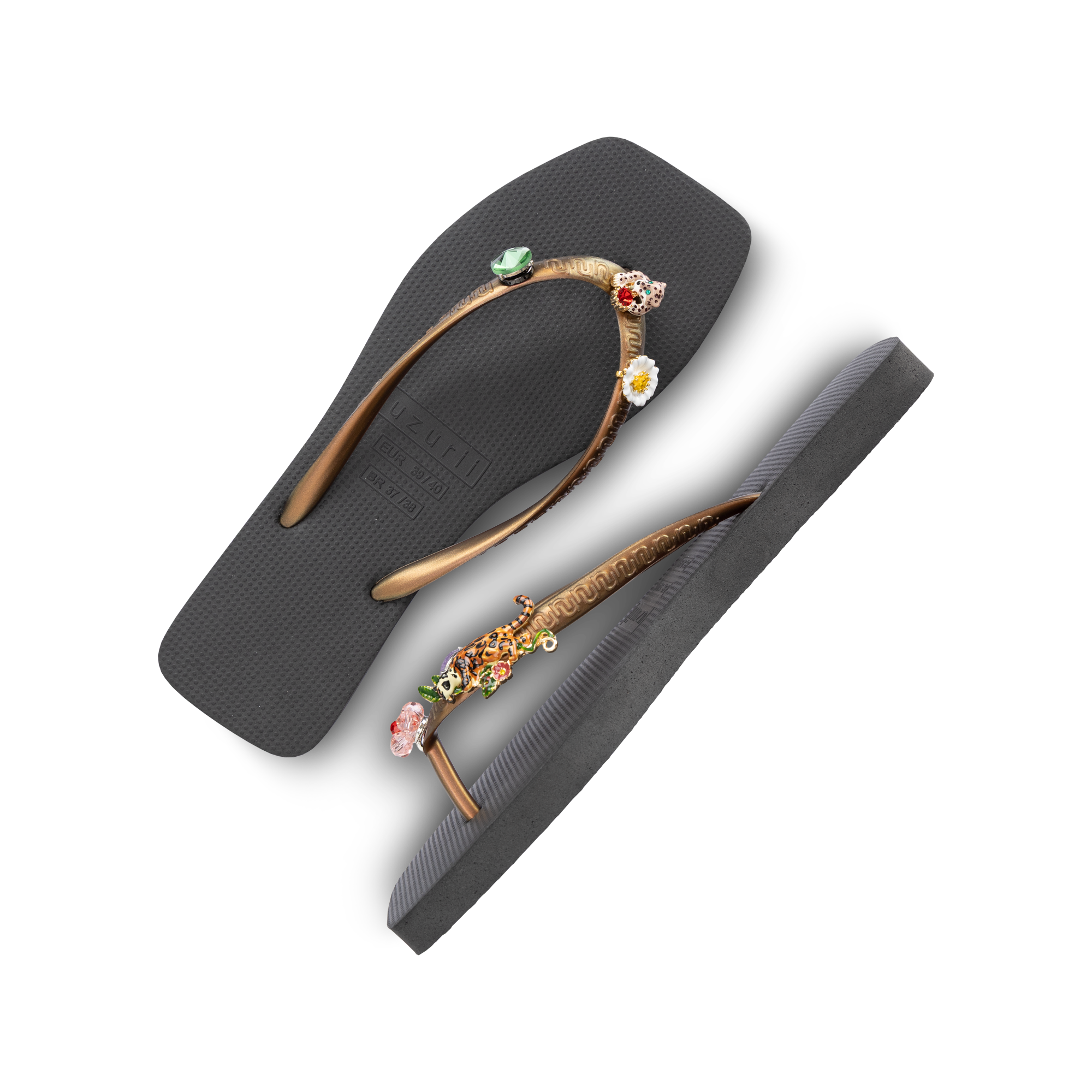 uzurii Flore square grande slipper - Uzurii