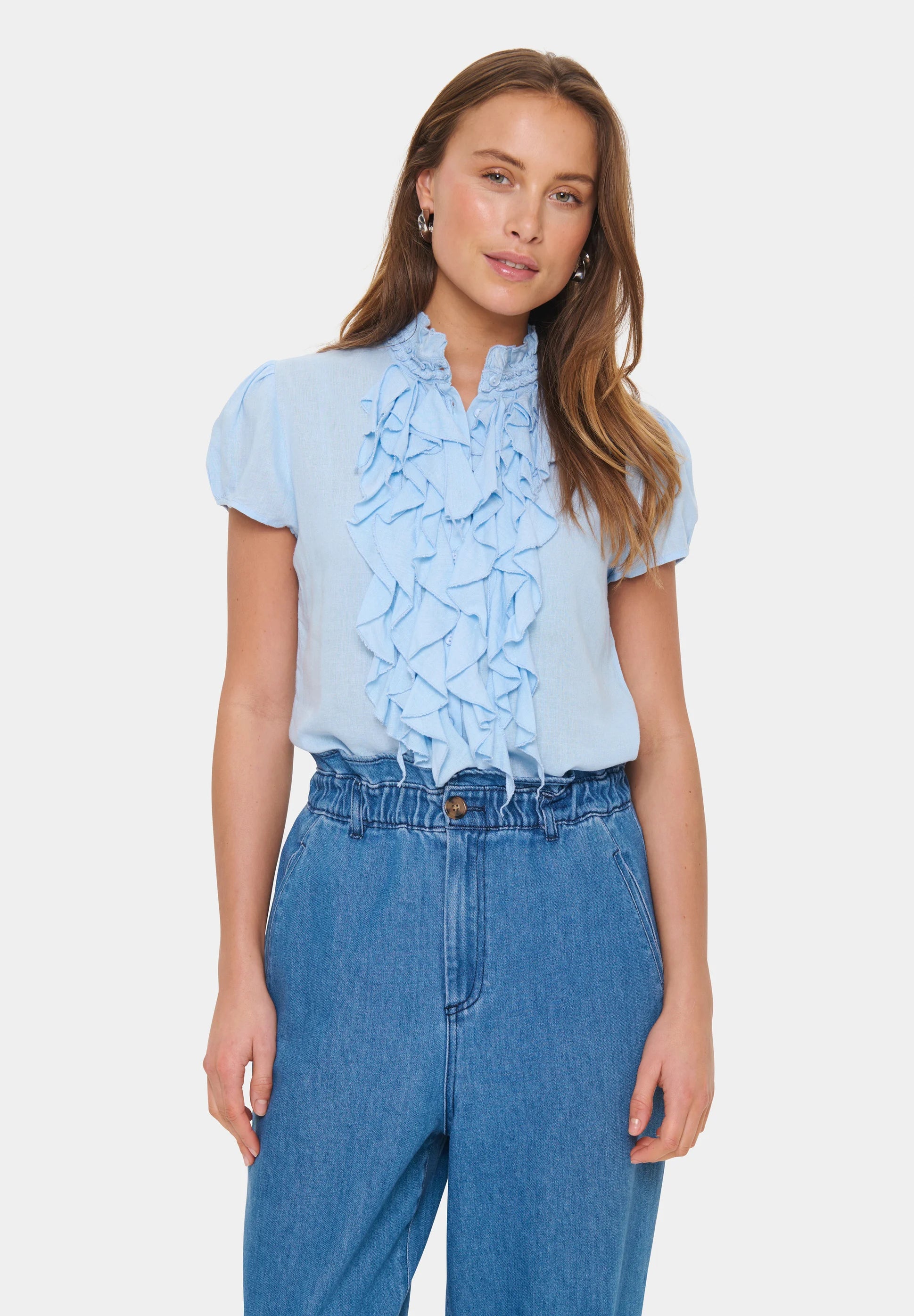 Saint Tropez Tilli blouse Blauw - Saint Tropez