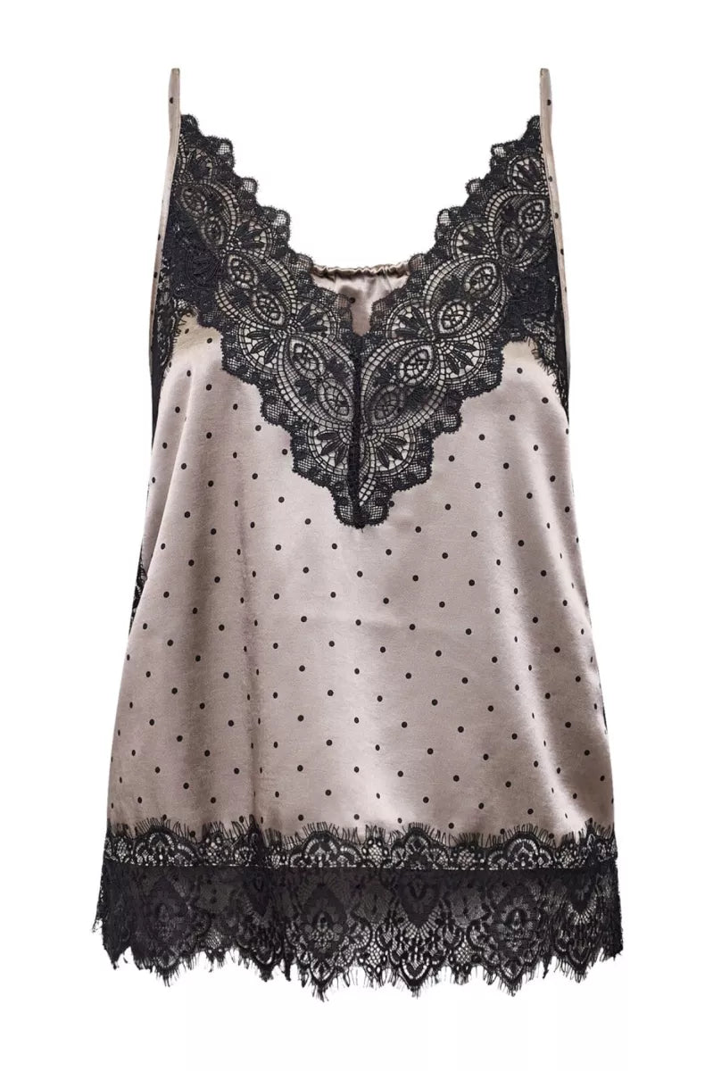 sis point top valeries taupe dot - Sisters Point