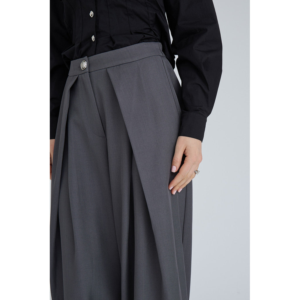 A-View Jula pants Medium Grey Melange - A-View