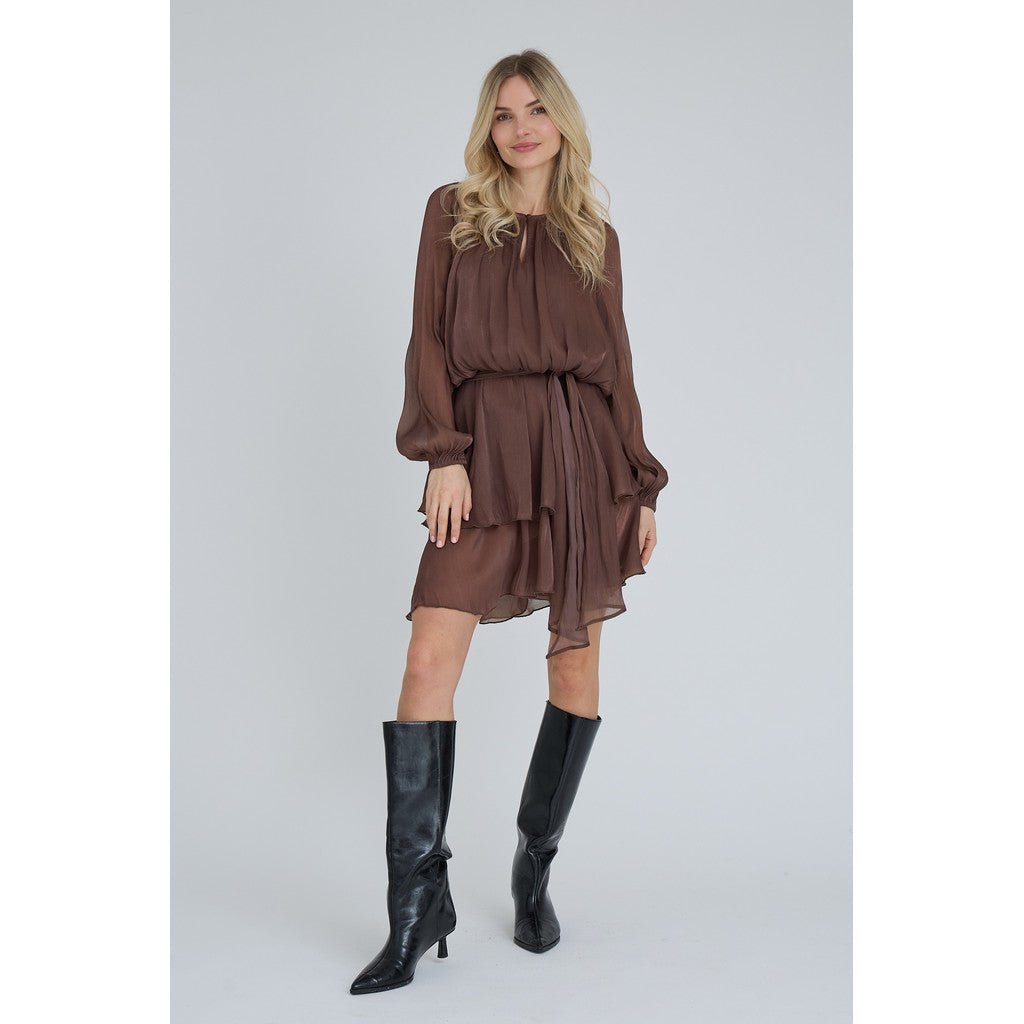 A-View Ovena dress Dark Brown - A-View
