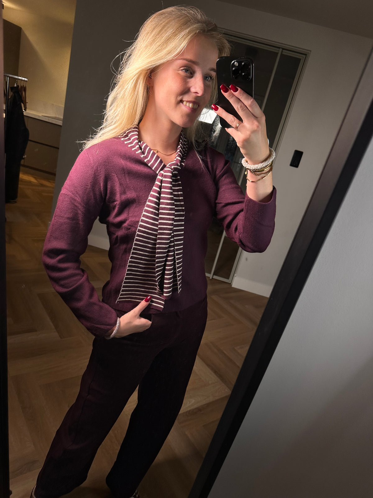 Studio Jolie Trui mees bordeaux