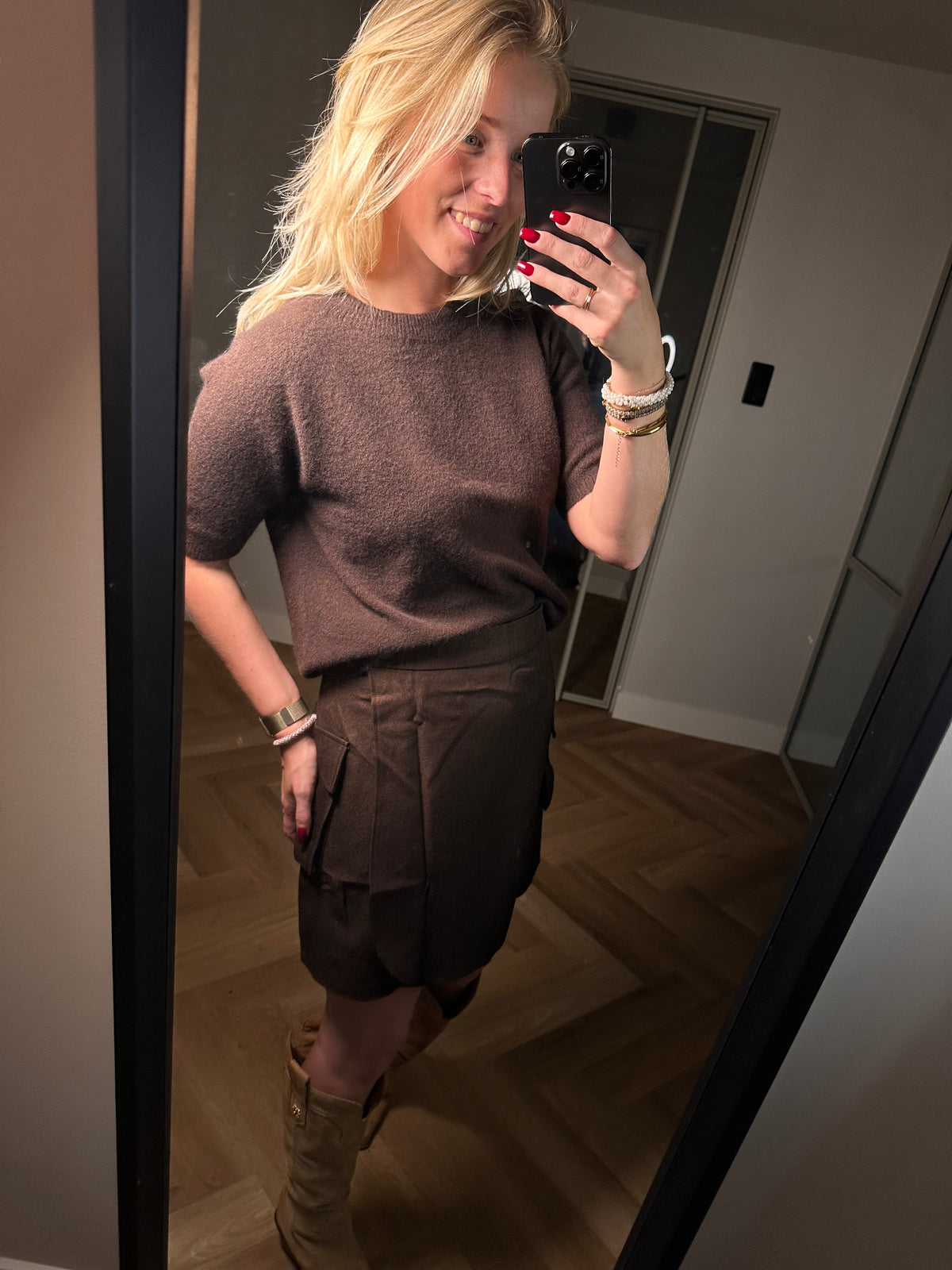 Studio Jolie Trui Inie Bruin