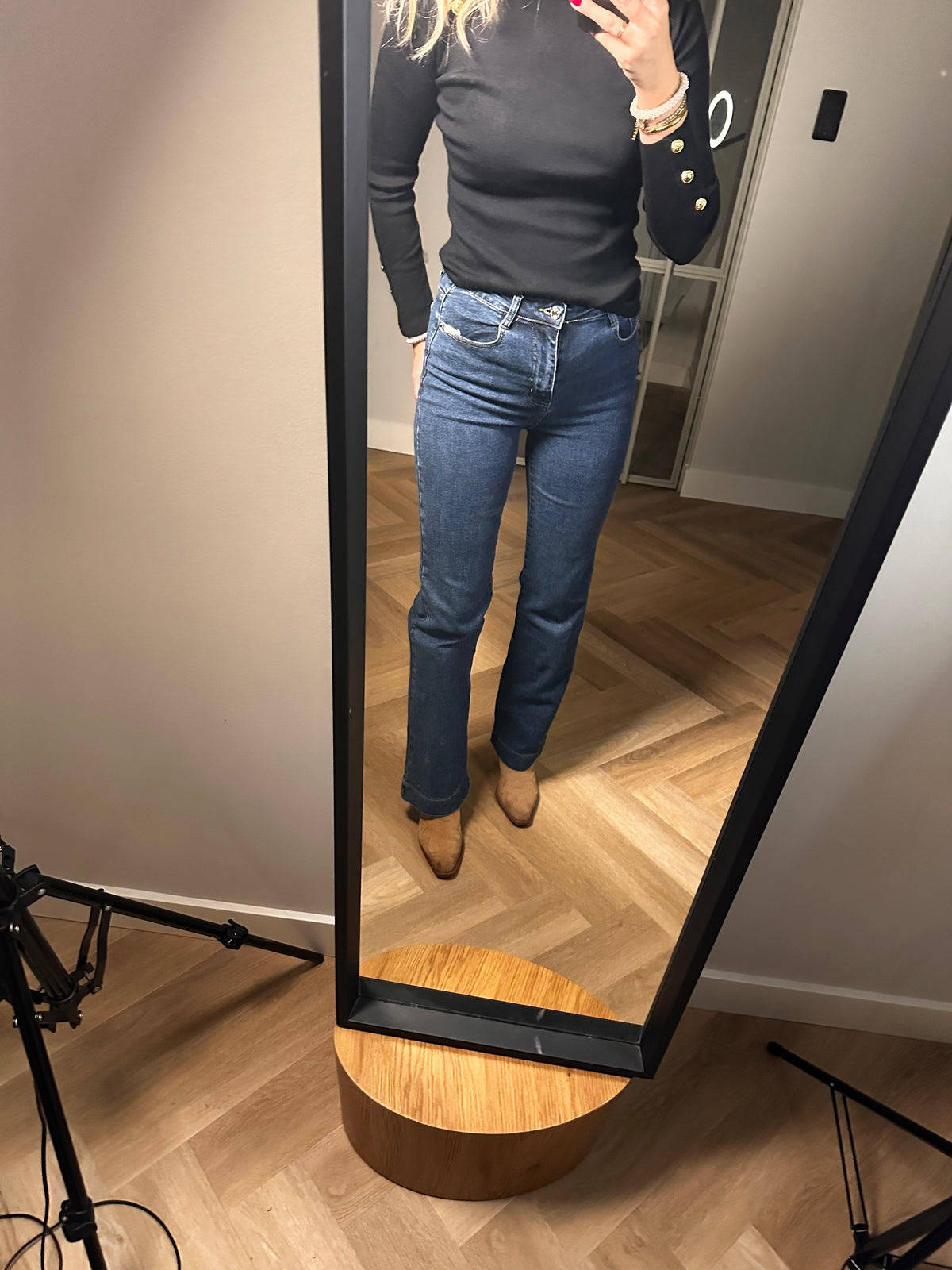 Studio Jolie Broek anne Dark denim