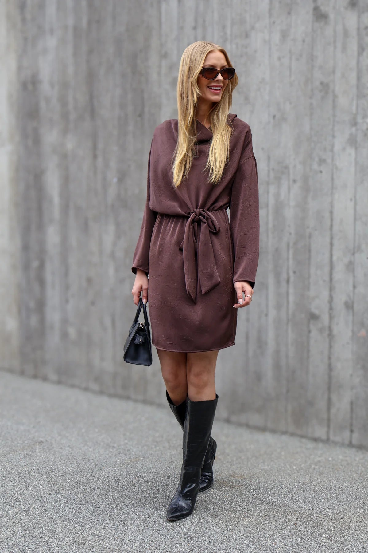 A-View Sinda drape dress - A-view
