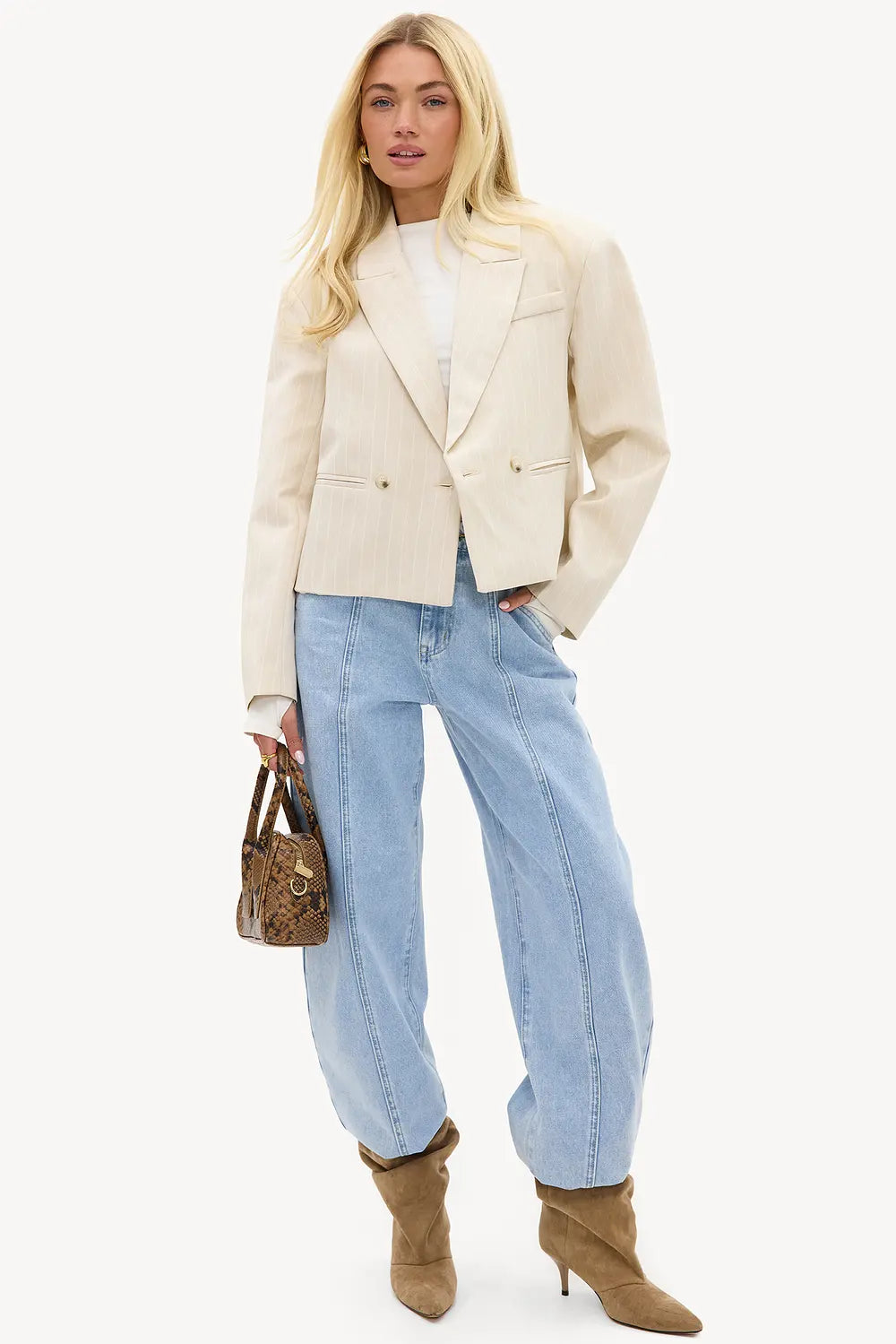 Studio Jolie Stripe Blazer