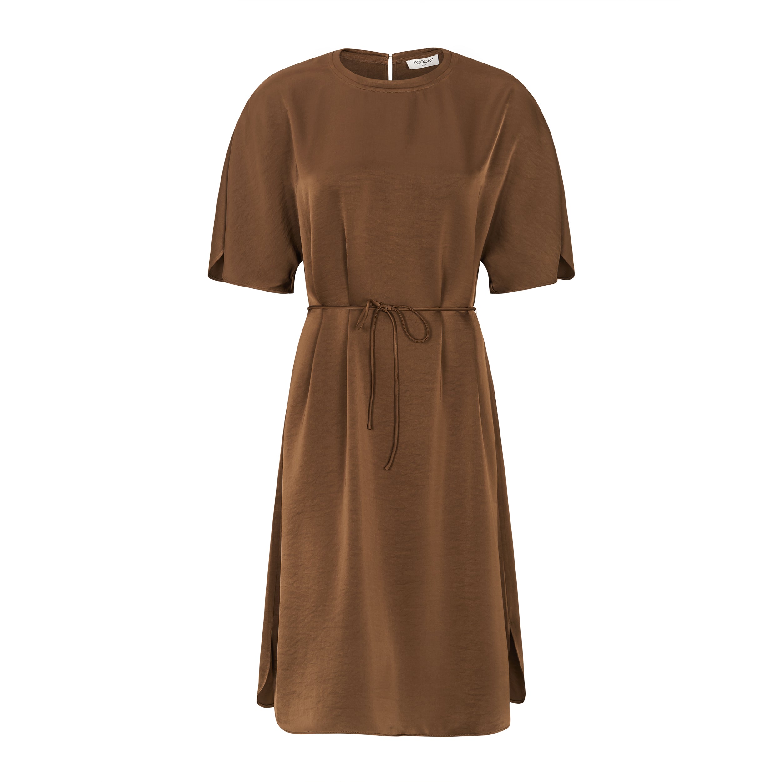 Tooday Tooday Aya silk dress - Bitter chocolat