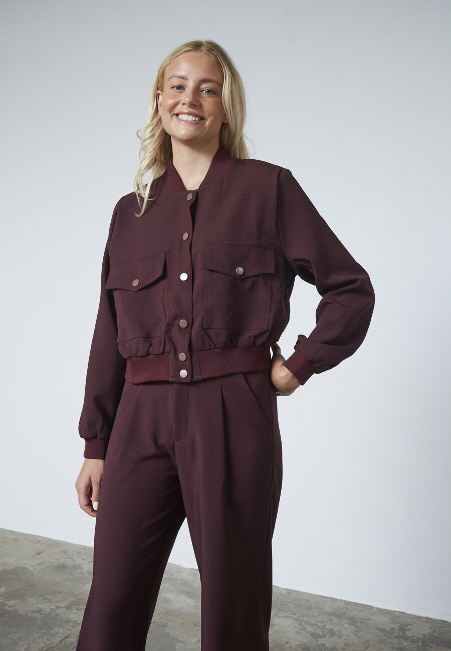 sis point Garwin Jacket deep Bordeaux - Sisters Point
