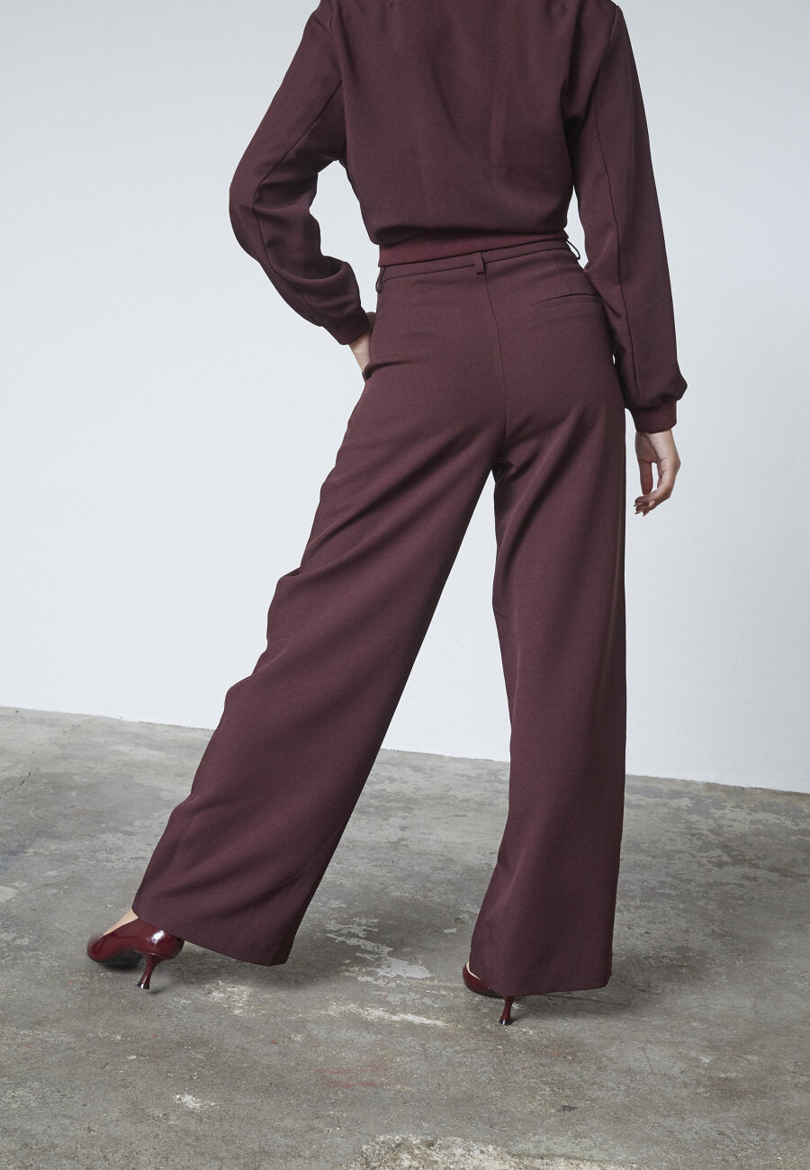 sis point Great pantalon deep bordeaux - Sisters Point