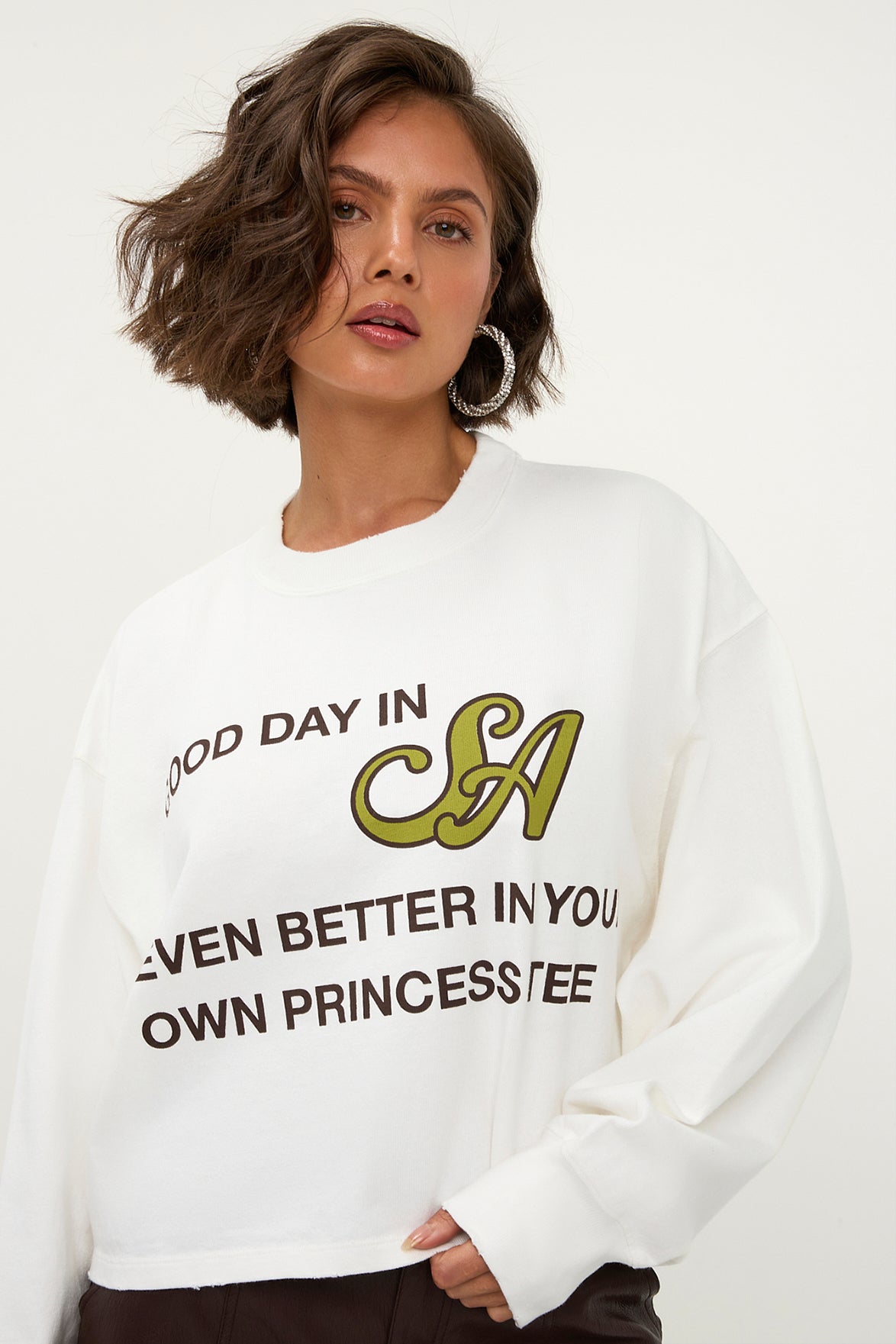 Studio Amaya A good day in sweater - White - Studio Amaya