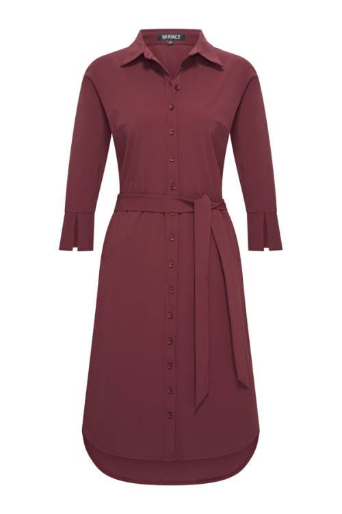 mi piace Travel jurk Bordeaux - Mi Piace
