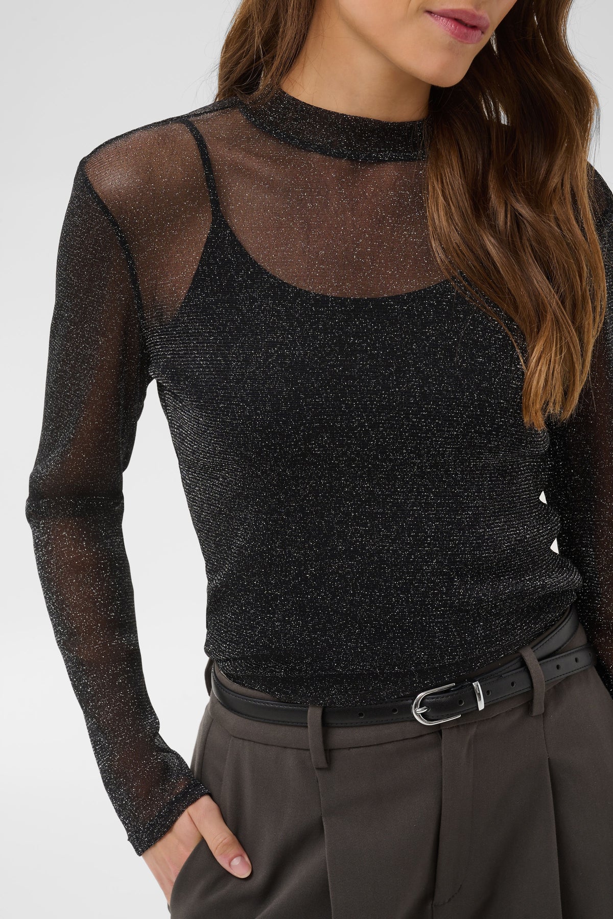 Saint Tropez Delila blouse black - Saint Tropez