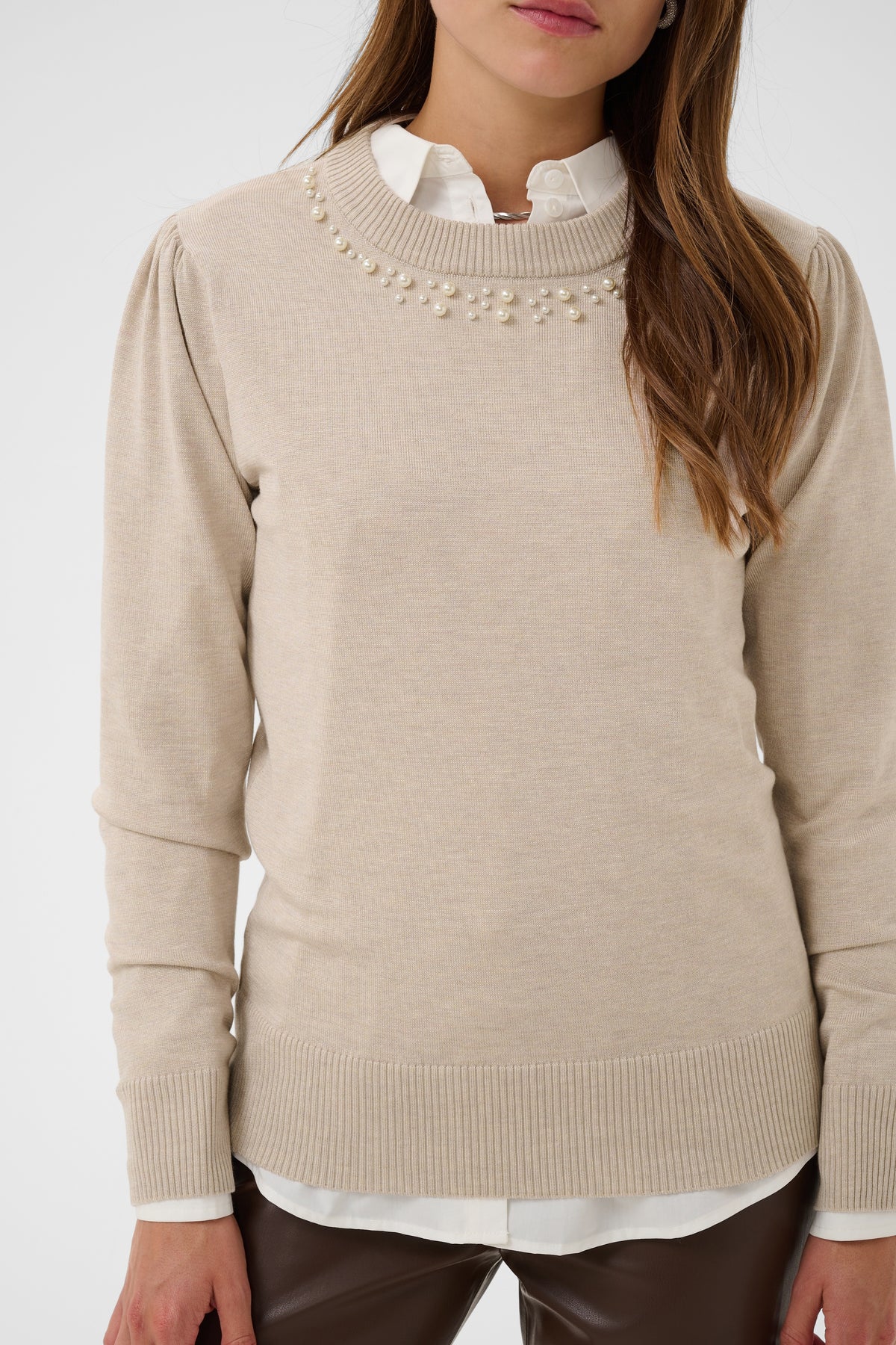 Saint Tropez Temma pullover grey Morn - Saint Tropez