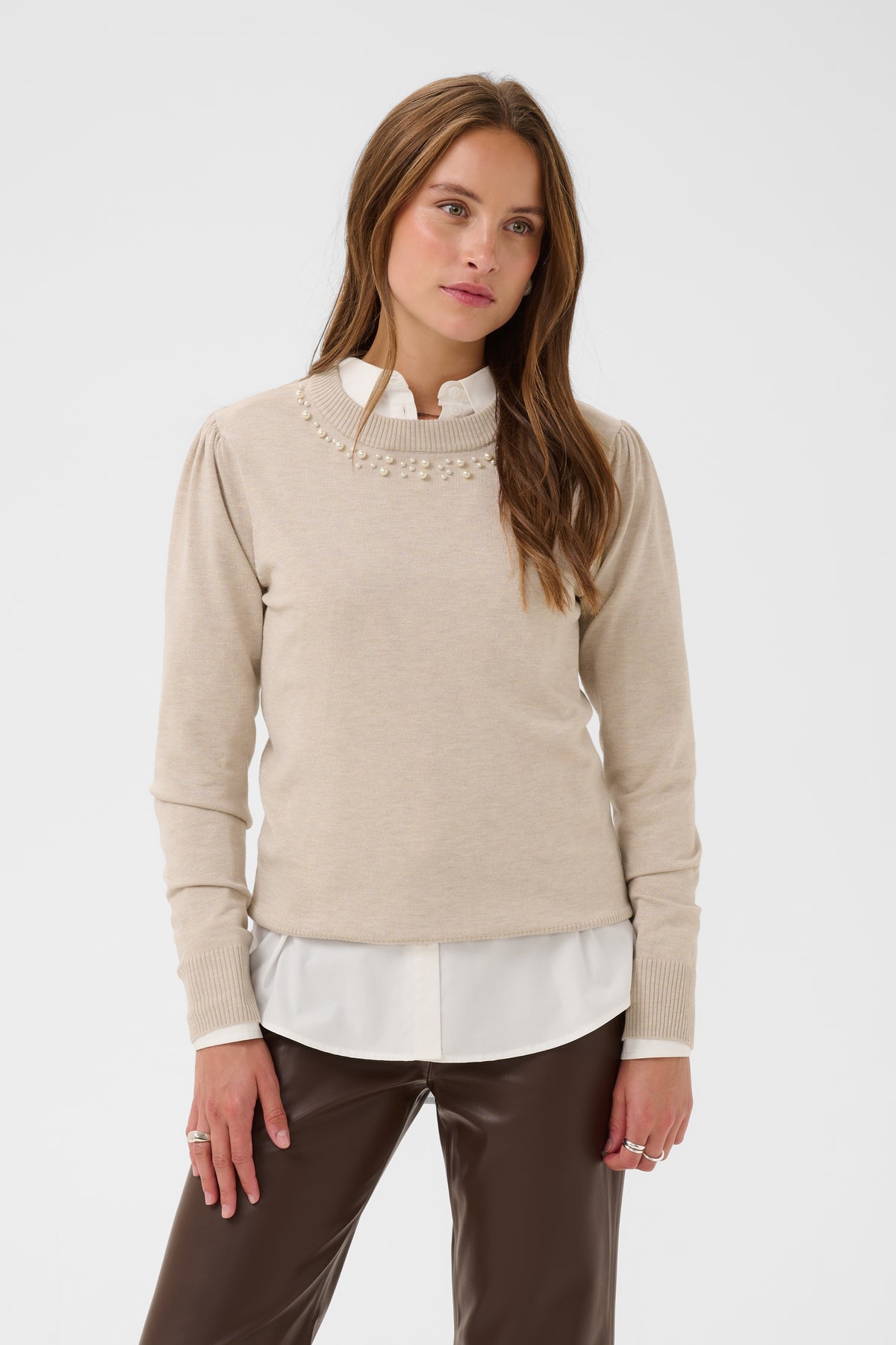 Saint Tropez Temma pullover grey Morn - Saint Tropez