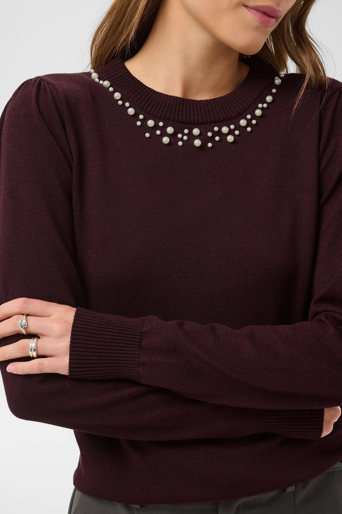 Saint Tropez Temma pullover Winetasting Melange - Saint Tropez