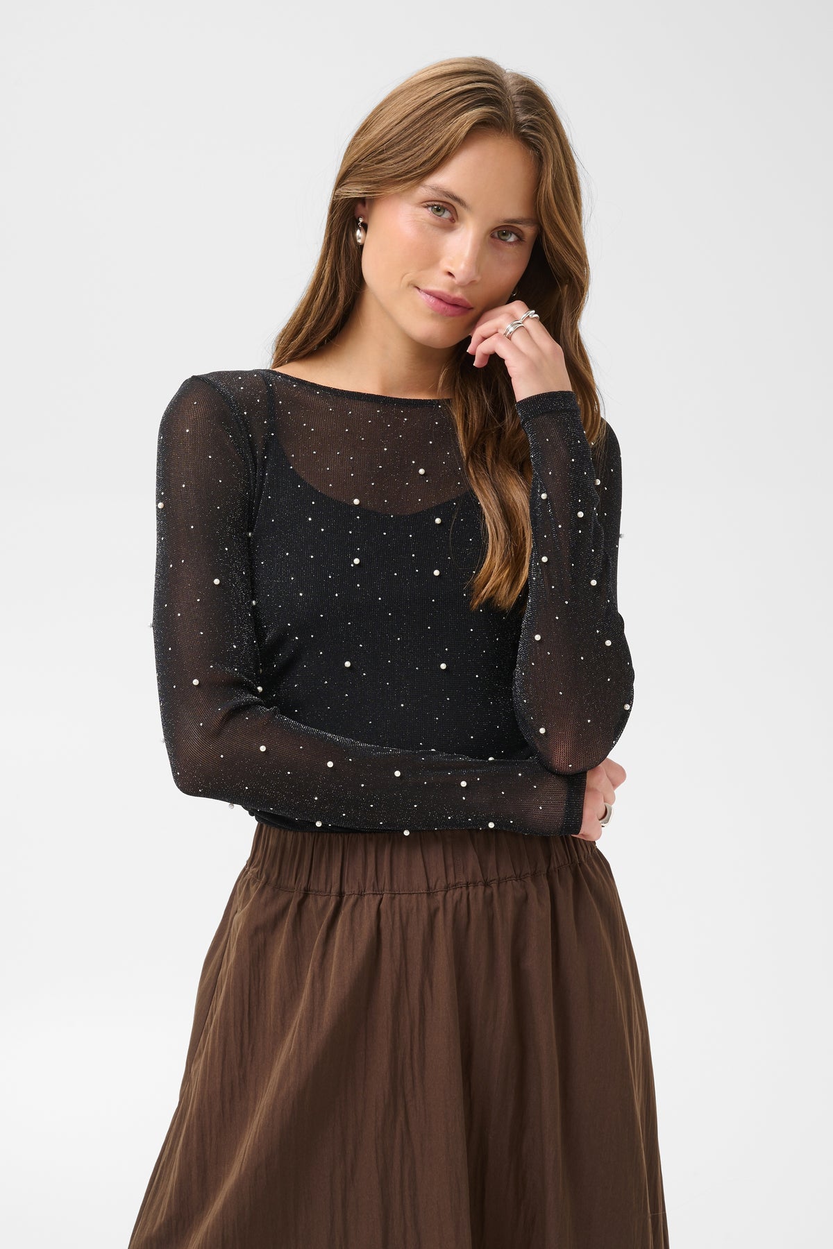 Saint Tropez Maisie blouse black - Saint Tropez