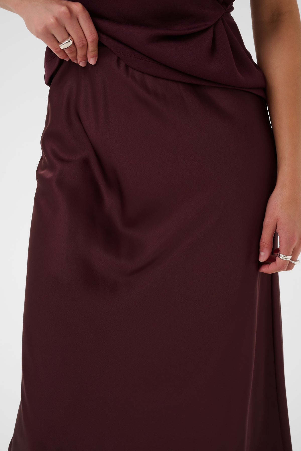 Saint Tropez Lodisa max skirt Winetasting Red - Saint Tropez