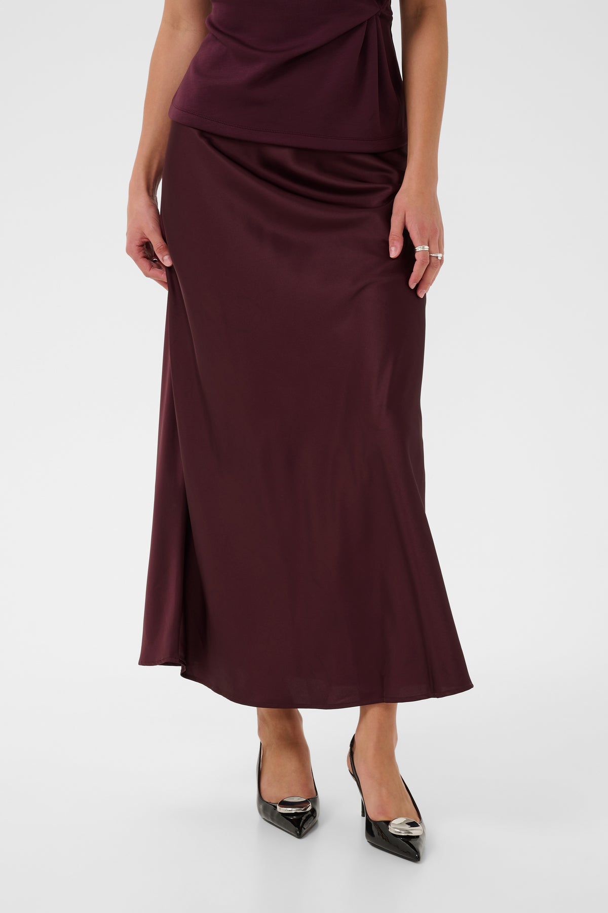 Saint Tropez Lodisa max skirt Winetasting Red - Saint Tropez