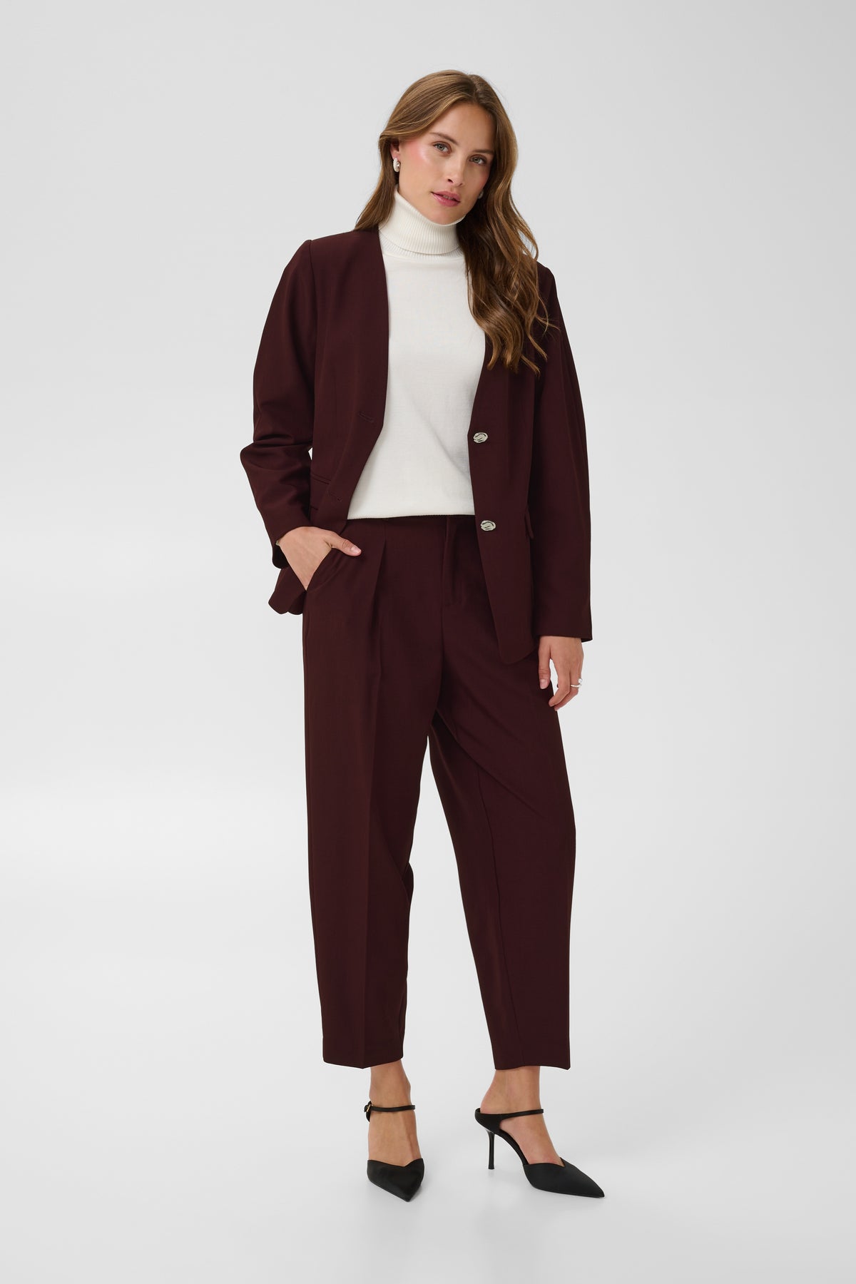 Saint Tropez Ubigail pant - Winetasting Melange - Saint Tropez