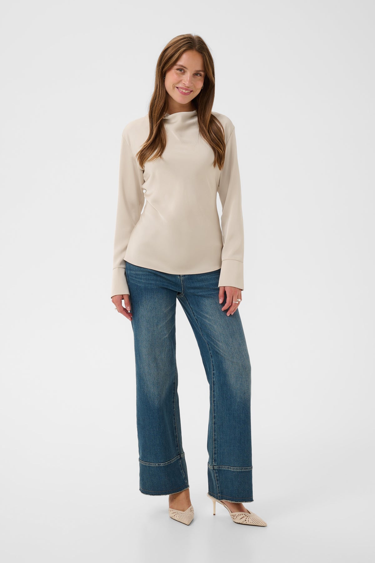 Saint Tropez Umalie Blouse - Sandshell - Saint Tropez