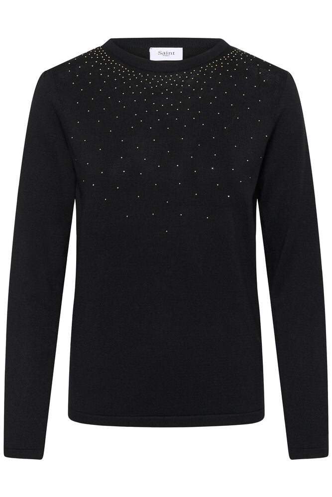 Saint Tropez Cherri pullover - Black - Saint Tropez