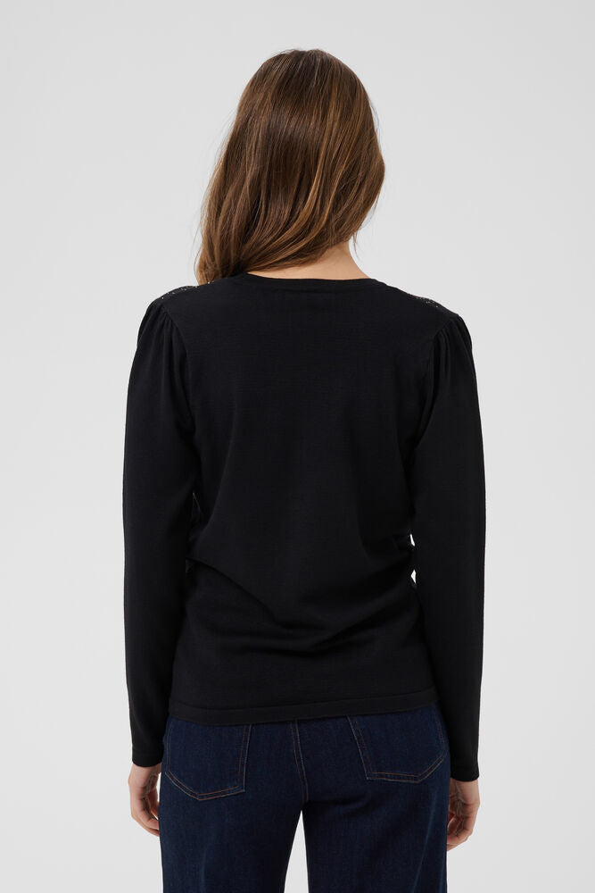 Saint Tropez Cherri pullover - Black - Saint Tropez