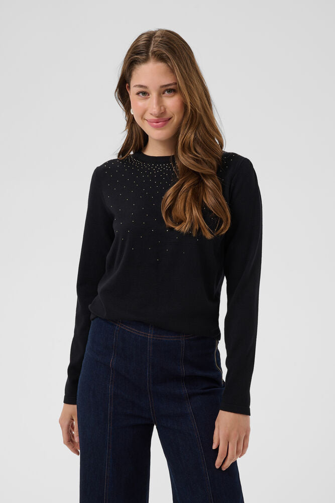 Saint Tropez Cherri pullover - Black - Saint Tropez