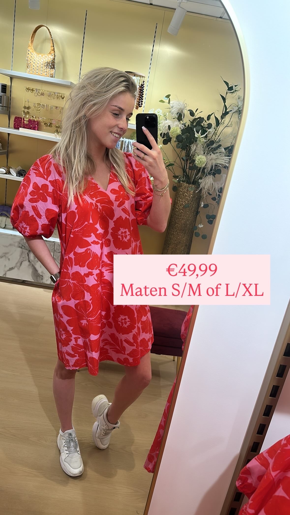 Studio Jolie Dress pink flower