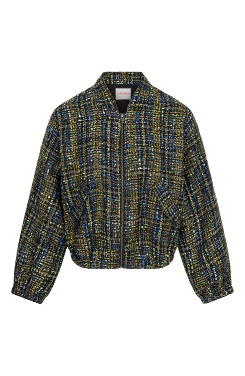 Studio Amaya Fenna Bomber - Multi Print - Studio Amaya