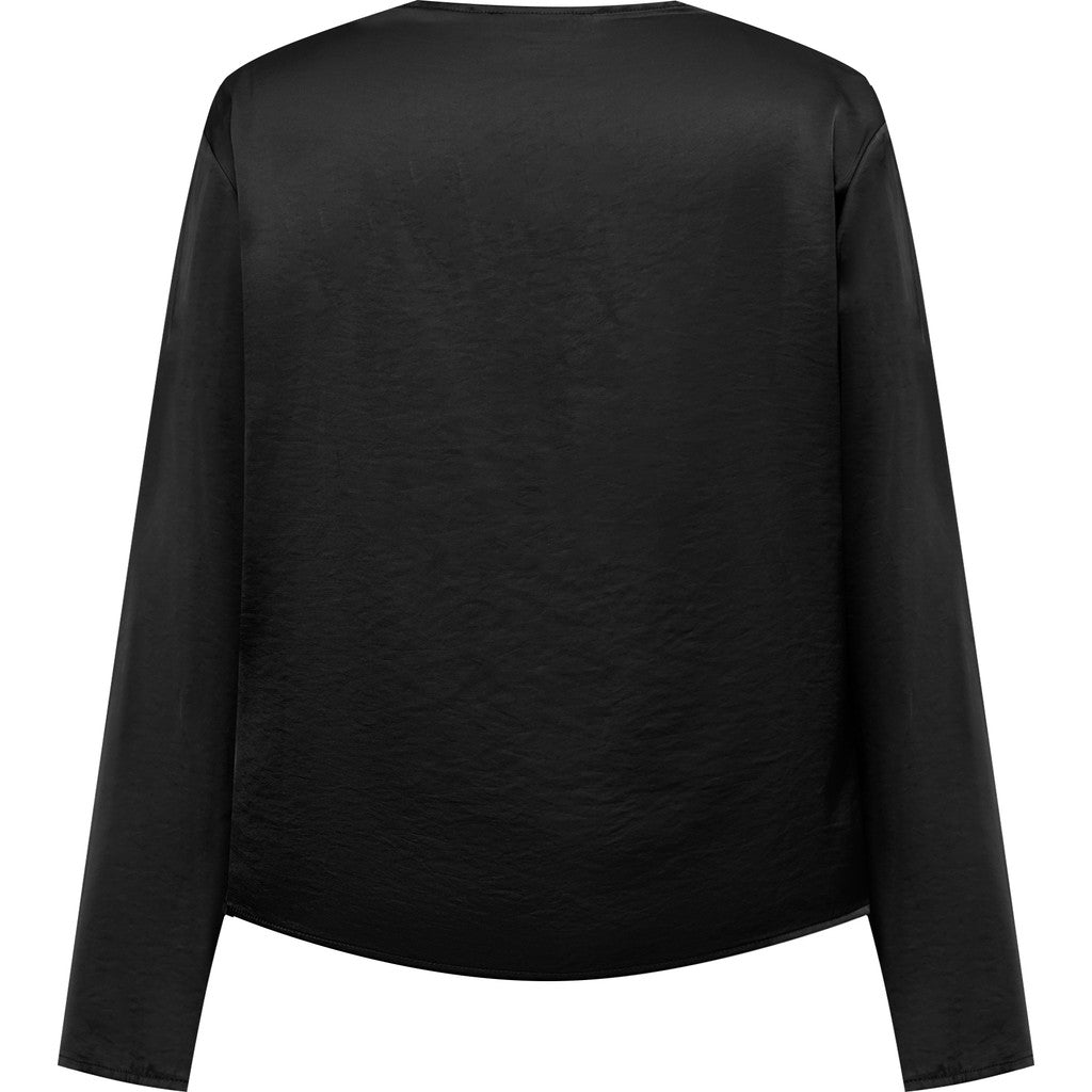 A-View Sinda Drape blouse Zwart - A-view