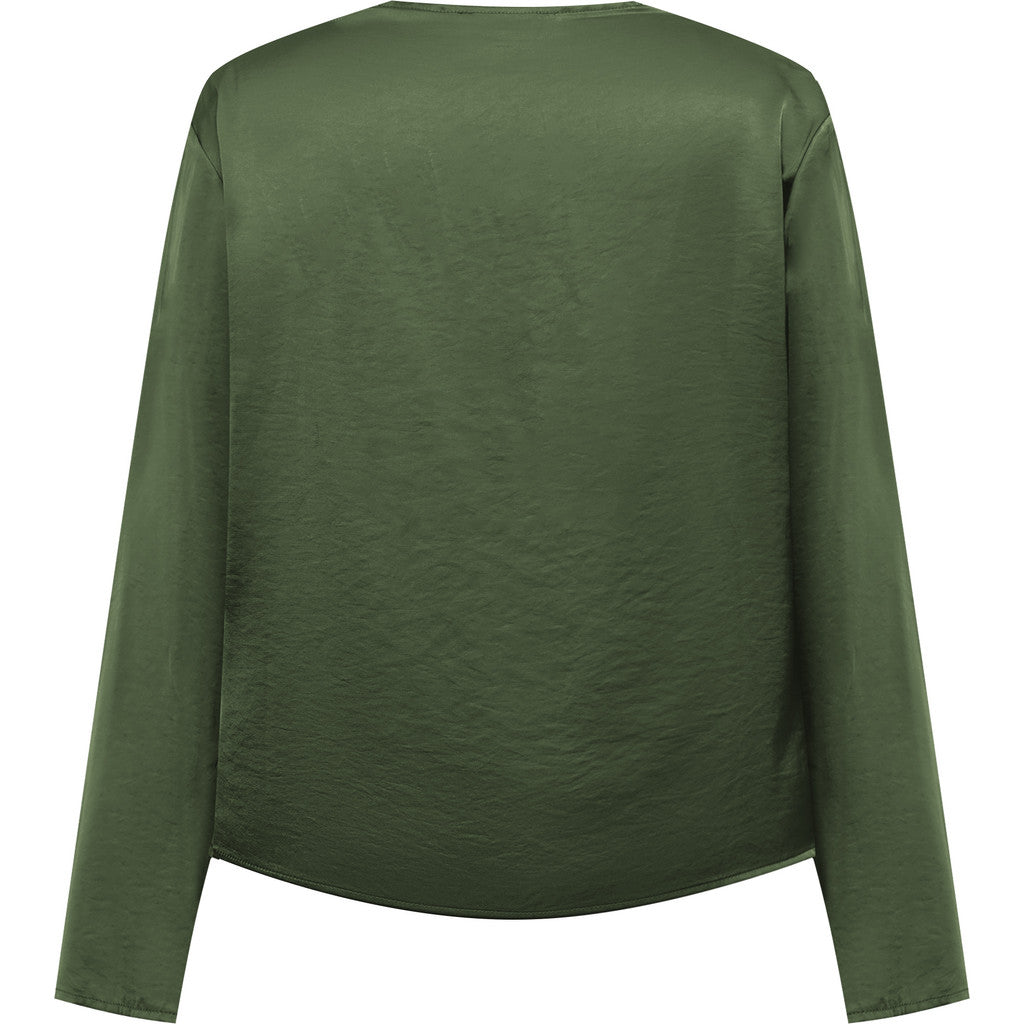 A-View Sinda Drape blouse Dark green - A-view