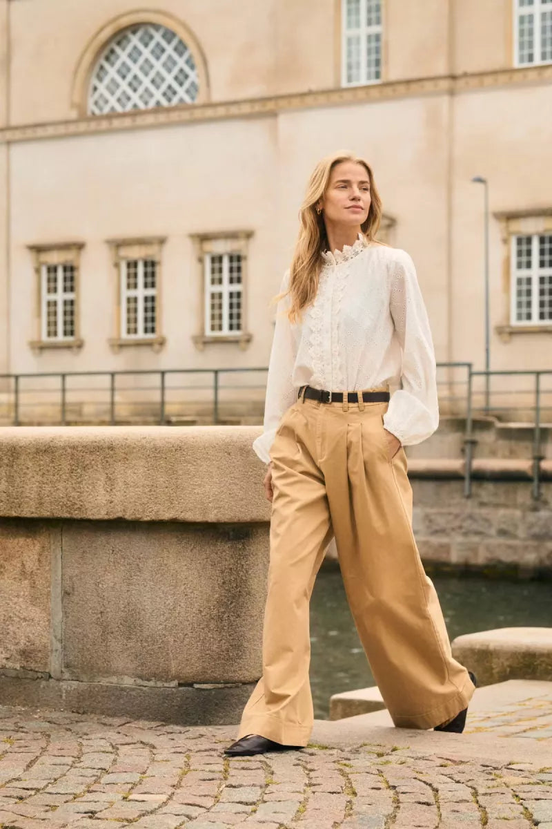Saint Tropez Parker pants brown -Saint Tropez