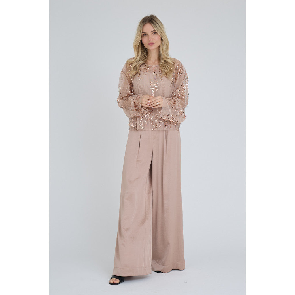 A-View Sateen pants Almond - A-View