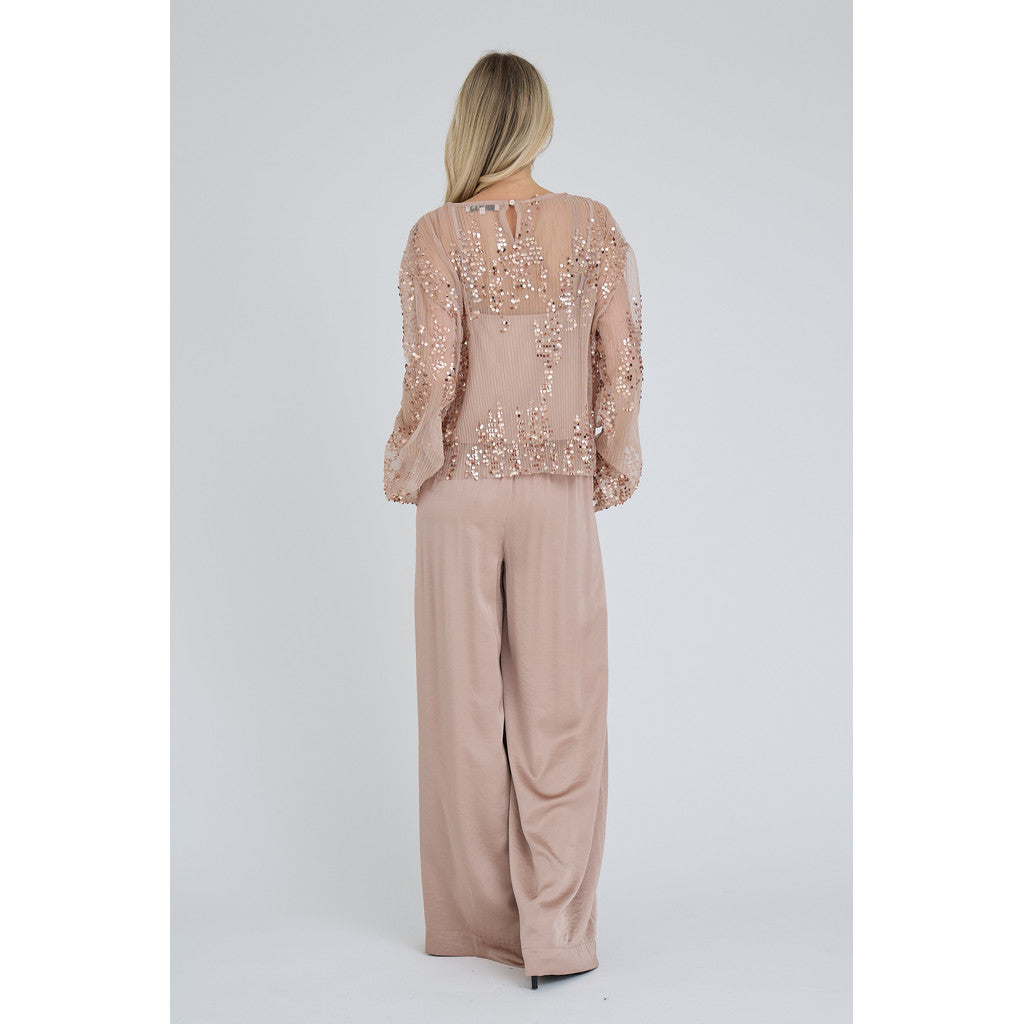 A-View Sateen pants Almond - A-View