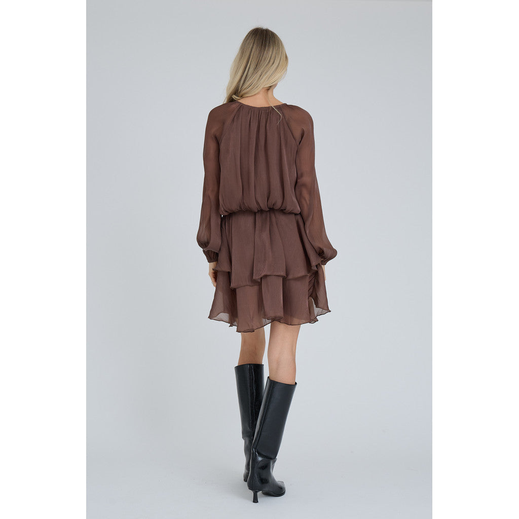 A-View Ovena dress Dark Brown - A-View