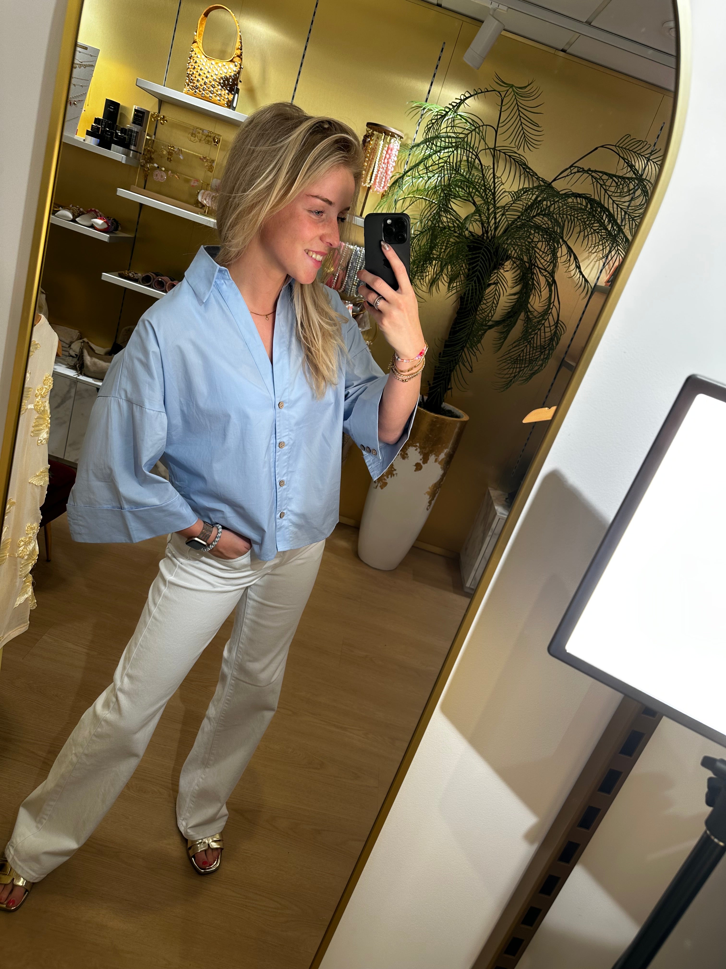 Studio Jolie Studio Jolie Blouse 5563 Blauw