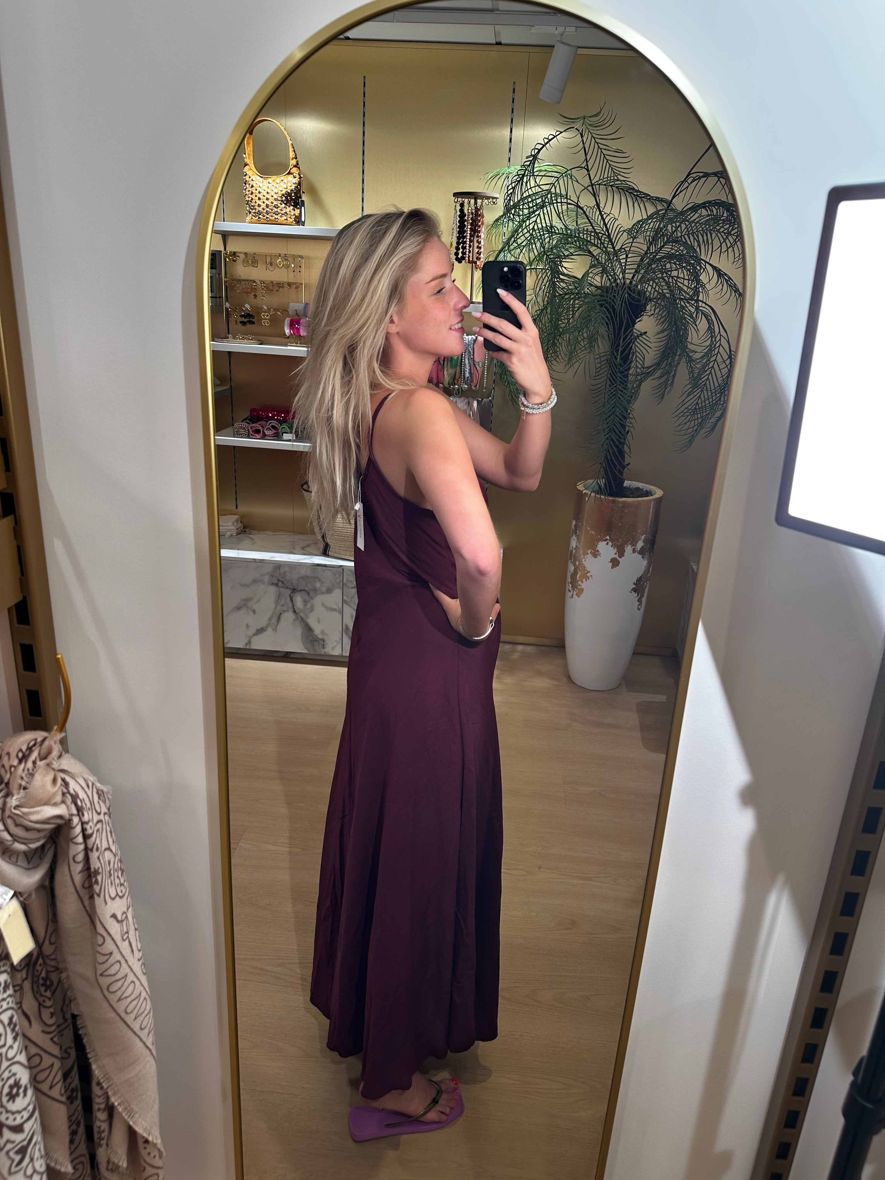Studio Jolie Jurk spagetti Bordeaux