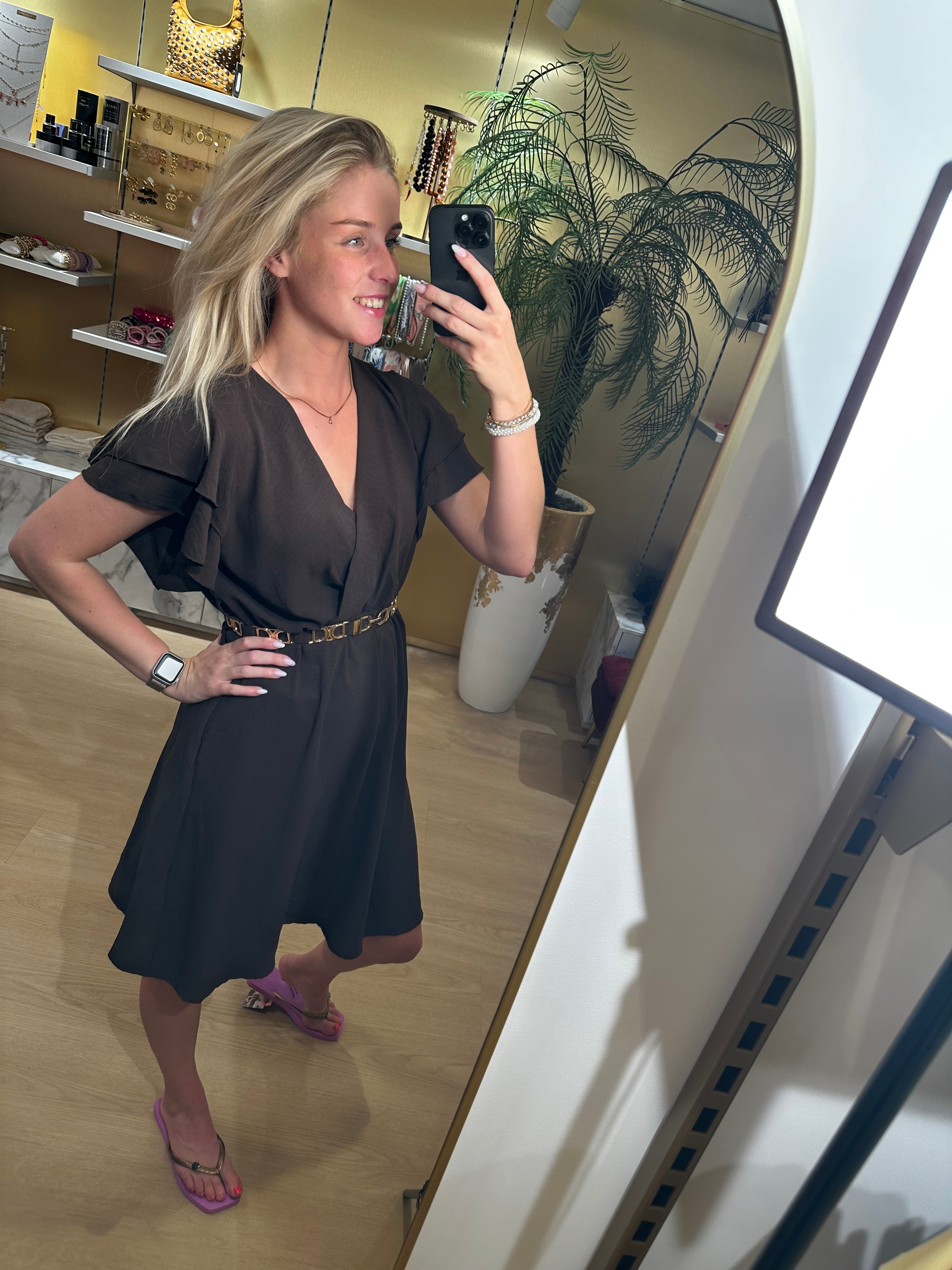 Studio Jolie Jurk Bruin