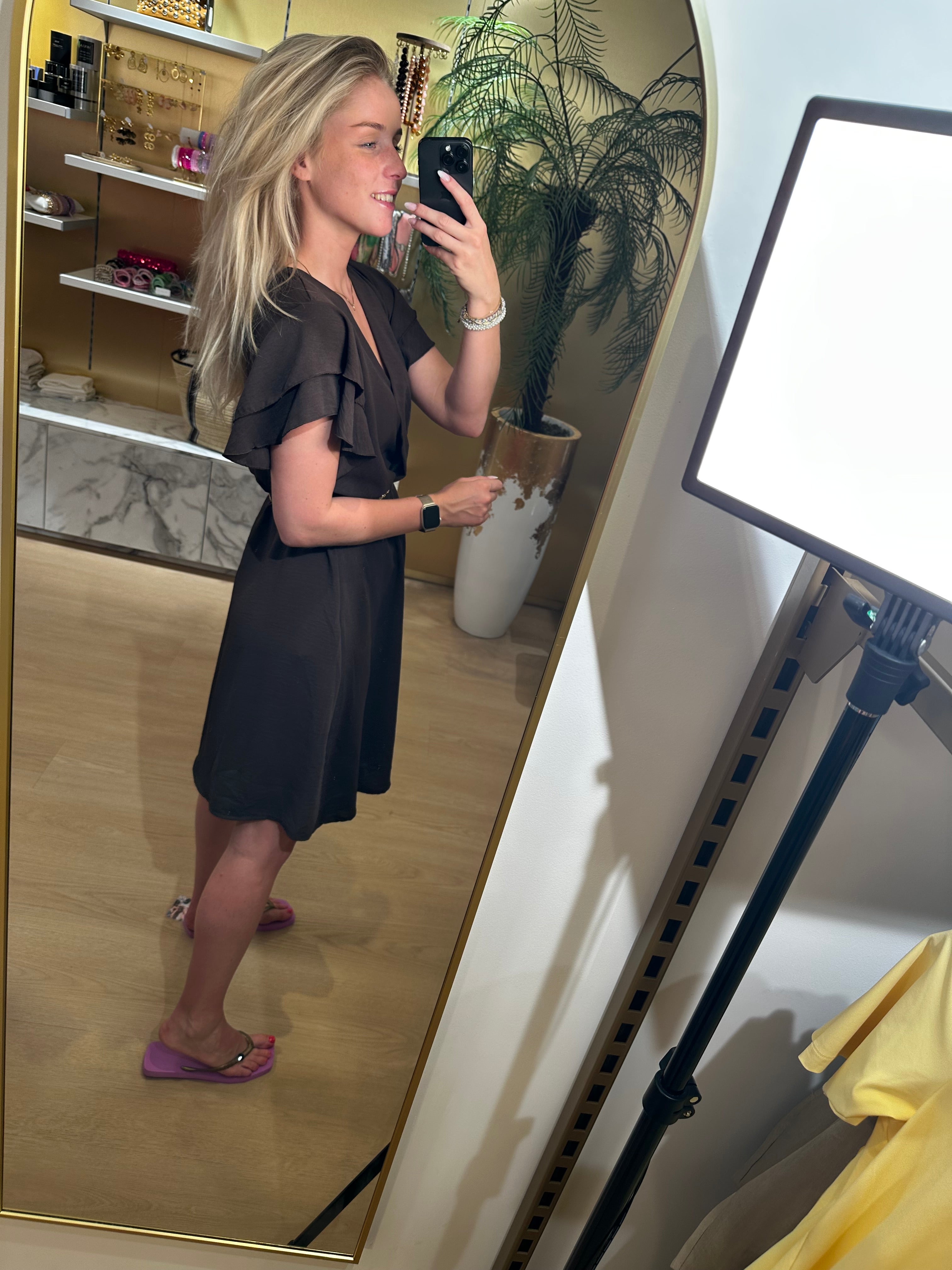 Studio Jolie Jurk Bruin