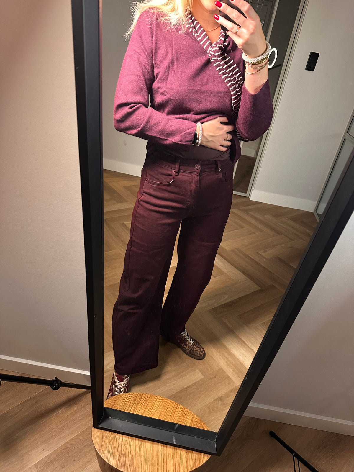 Studio Jolie Broek maud Bordeaux