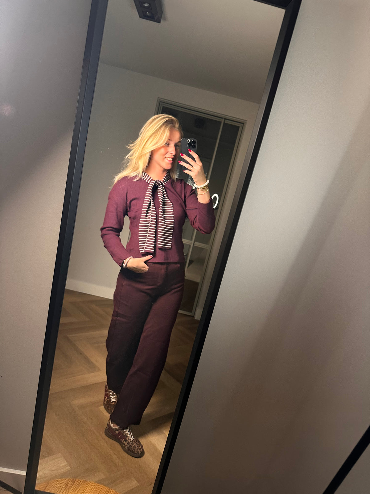 Studio Jolie Trui mees bordeaux