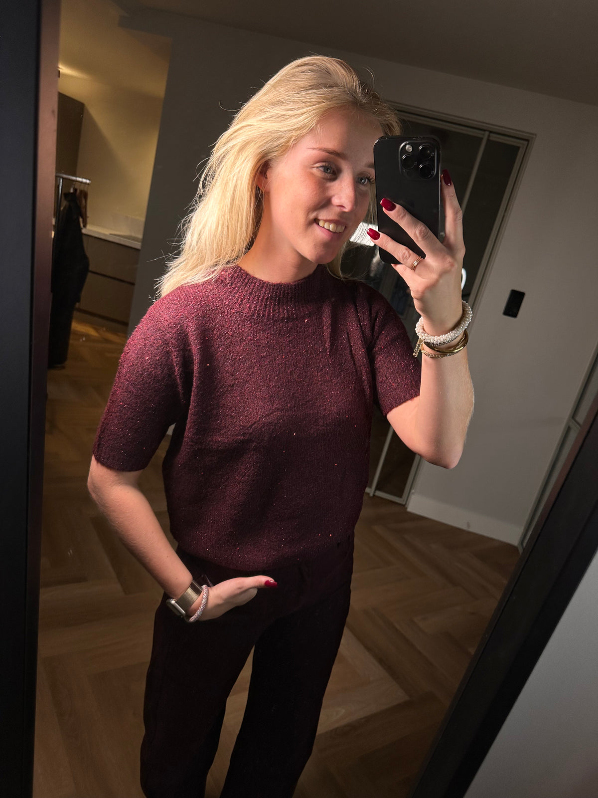 Studio Jolie Trui Marti Bordeaux