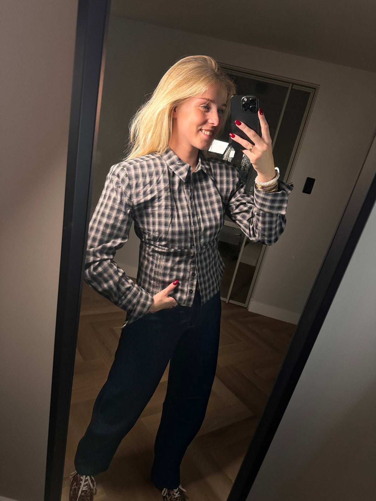 Studio Jolie Blouse checked
