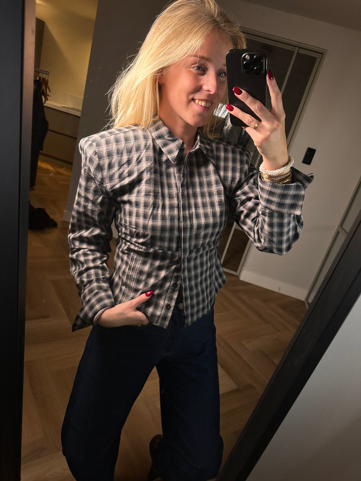 Studio Jolie Blouse checked